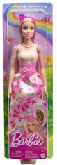 Mattel Barbie Pohádková princezna - růžová HRR07