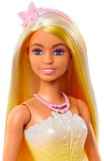 Mattel Barbie Pohádková princezna - žlutá HRR07