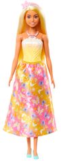 Mattel Barbie Pohádková princezna - žlutá HRR07