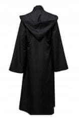 Korbi Premium Smrtonosný Kápě dlouhý plášť s Kostlivec Kostým velikosti L