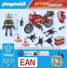 Playmobil 71466 Hasičské morotka na místě nehody