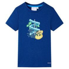 Vidaxl Dětské tričko tmavě modré 116