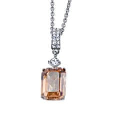 Okouzlující náhrdelník s krystaly Jazz 32212.GSH.R