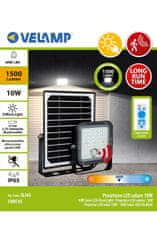 Velamp LED solární reflektor SL365 1500 Lm se senzorem