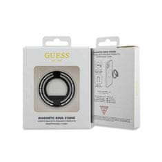 Guess Guess MagSafe Ring Rukojeť s kamínky černá