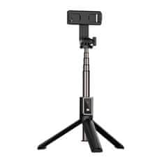 TopQ Bluetooth tripod mini selfie tyč P40L se stativem černá