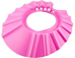 WOWO Růžová koupací čepice pro miminka s ochranou - Bezpečná a pohodlná