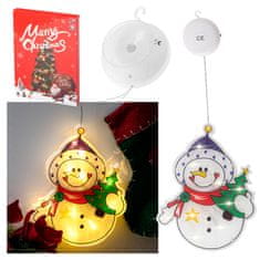 WOWO Závěsný Vánoční Ornament Sněhulák s LED Světly - Dekorace pro Svátky