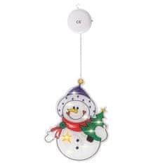 WOWO Závěsný Vánoční Ornament Sněhulák s LED Světly - Dekorace pro Svátky