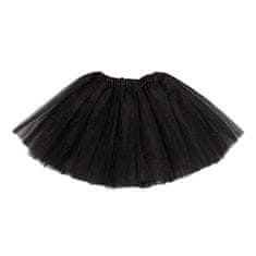 KIK KX5072_1 Tylová sukně tutu kostým černá