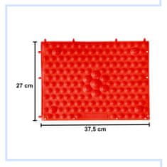 WOWO Červená Podložka pro Korekční Senzorickou Masáž - Optimalizace Tělesného Postavení