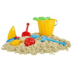 WOWO MARIOINEX Dětské Pískové Vědro s Plachetnicí a Lopatkou pro Hraní v Písku