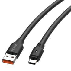 KIK KX4240 Kabel USB-USB-C se dvěma koncovkami 120W 3A 1m černý