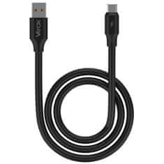 KIK KX4240 Kabel USB-USB-C se dvěma koncovkami 120W 3A 1m černý