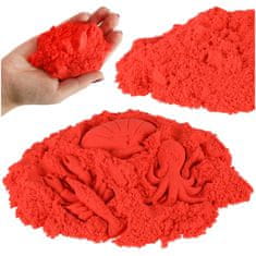 WOWO Červený Kinetický Písek 1kg - Kreativní Hračka pro Děti
