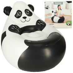 WOWO Nafukovací dětské křeslo BESTWAY 75116 Panda, nosnost 70 kg