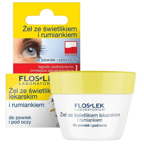 OEM Floslek Eye Care oční gel na oční víčka s heřmánkem na oči Jar