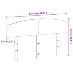 Vidaxl Čelo postele 120 cm masivní borové dřevo