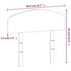 Vidaxl Čelo postele 75 cm masivní borové dřevo