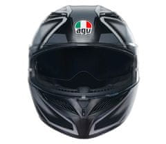 AGV K3 E2206 MPLK COMPOUND MATT BLACK/GREY vel. L