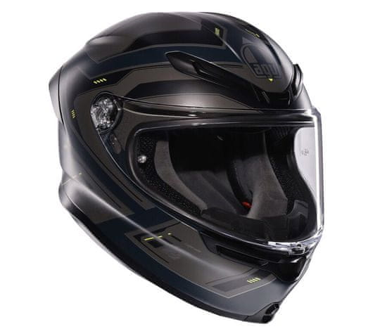 AGV K6 E2206 MPLK ENHANCE MATT GREY/YELLOW FLUO