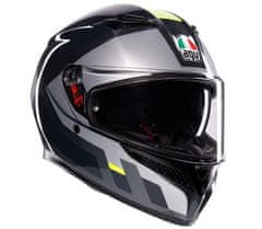 AGV K3 E2206 MPLK SHADE GREY/YELLOW FLUO vel. XS