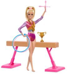 Mattel Barbie Gymnastka na kladině HRG52