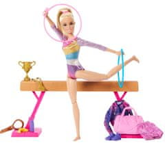 Mattel Barbie Gymnastka na kladině HRG52