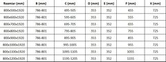 Mexen Lima sprchový kout 70x110, transparent, černá + bílá vanička se sifonem (856-070-110-70-00-4010B)