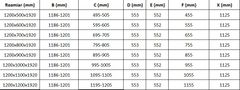 Mexen Sprchový kout zalamovací lima 120x80, čiré sklo, chrom + vanička 856-120-080-00-00-4010