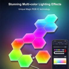 X-Site LED světlo Hexagon 3 Smart Tuya