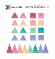 Connetix Tiles Magnetická stavebnice PASTEL MINI (32 ks)