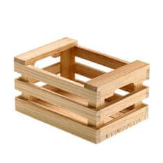Dřevěná minibedýnka na servírování