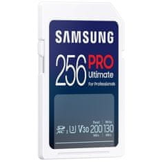 Samsung Paměťová karta SDXC PRO Ultimate 256GB (200R/ 130W) + USB adaptér