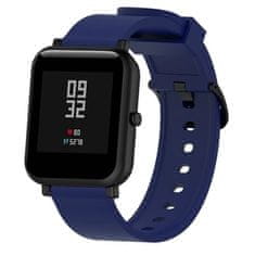 BStrap Silicone V4 řemínek na Xiaomi Amazfit GTR Mini, dark blue