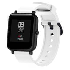 BStrap Silicone V4 řemínek na Xiaomi Amazfit GTR Mini, white