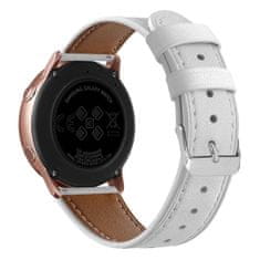 BStrap Leather Italy řemínek na Xiaomi Amazfit GTR Mini, white