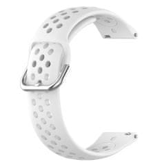 BStrap Silicone Dots řemínek na Xiaomi Amazfit GTR Mini, white