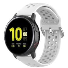 BStrap Silicone Dots řemínek na Xiaomi Amazfit GTR Mini, white