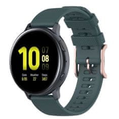 BStrap Silicone Rain řemínek na Xiaomi Amazfit GTR Mini, dark green