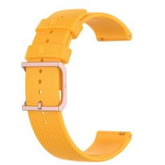 BStrap Silicone Rain řemínek na Xiaomi Amazfit GTR Mini, yellow