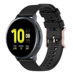 BStrap Silicone Rain řemínek na Xiaomi Amazfit GTR Mini, black