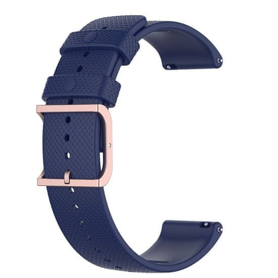 BStrap Silicone Rain řemínek na Xiaomi Amazfit GTR Mini, dark blue