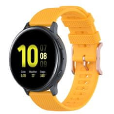 BStrap Silicone Rain řemínek na Xiaomi Amazfit GTR Mini, yellow