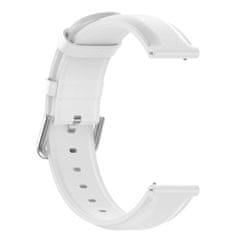 BStrap Leather Lux řemínek na Xiaomi Amazfit GTR Mini, white