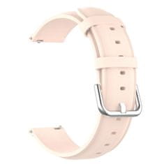 BStrap Leather Lux řemínek na Xiaomi Amazfit GTR Mini, sand pink