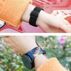 BStrap Elastic Nylon řemínek na Xiaomi Amazfit GTR Mini, fragrant orange