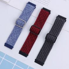 BStrap Braid Nylon řemínek na Xiaomi Amazfit GTR Mini, red black