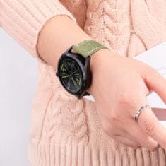 BStrap Denim řemínek na Xiaomi Amazfit GTR Mini, olive green