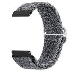 BStrap Braid Nylon řemínek na Xiaomi Amazfit GTR Mini, gray black